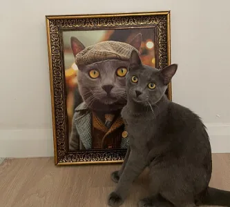 Kedi Tablosu Yaptırma: Pati Sanat - Kişiye &Ouml;zel Evcil Hayvan Tabloları