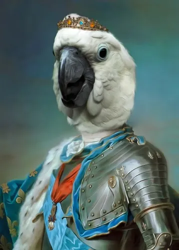 The Aristocratic Bird evcil hayvan portresi