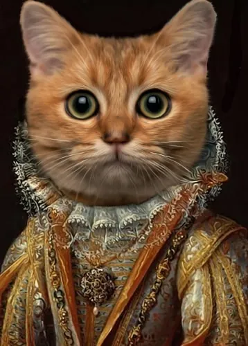 The Royal Rose evcil hayvan portresi